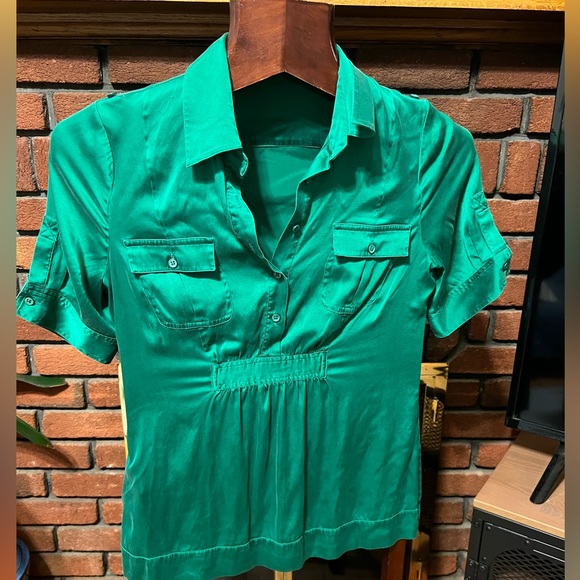 BCBG Generation 100%silk blouse size S - Picture 1 of 5